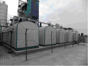FYZSL square fuel, oil heating asphalt storage tanks double